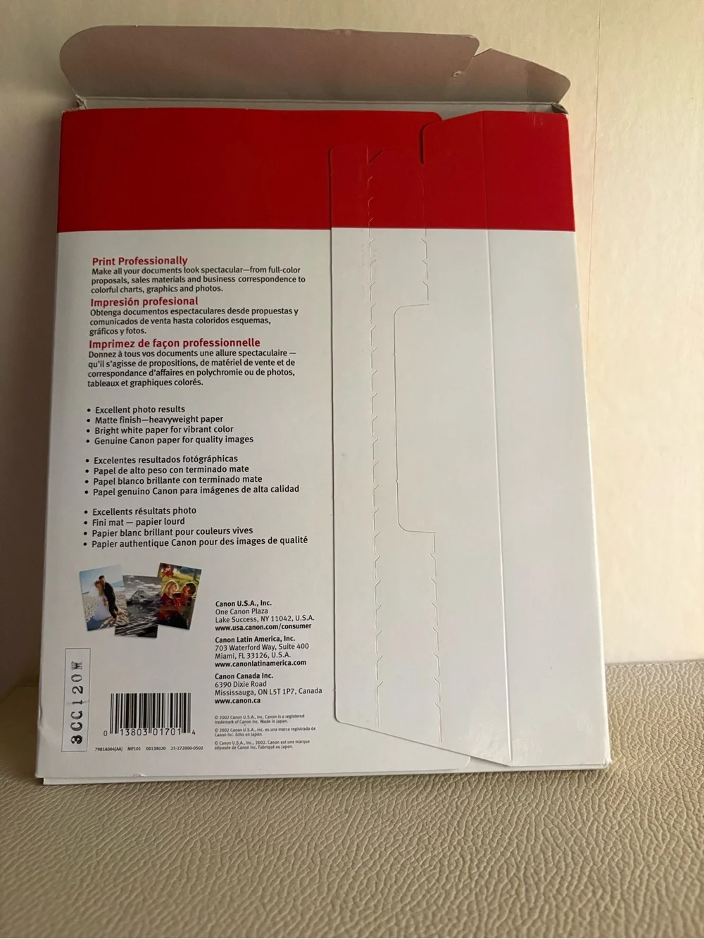Hp Premium 90 Pages Of Photo Paper-glossy 4x6 & 40 Pages Of Canon Matte Photo